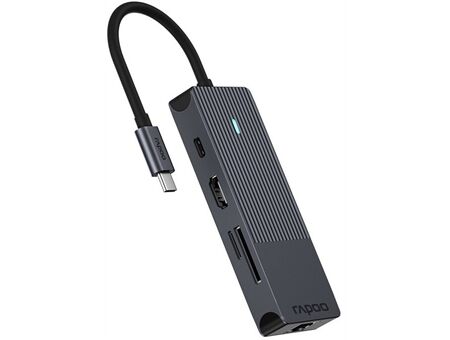 rapoo USB-C 8-in-1 Multiport Adapter
