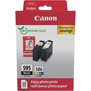 Canon PG-595/CL-586 Original Multipack + Fotopapier