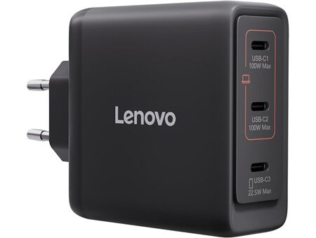Lenovo Triple USB-C GaN AC Adapter (100W)