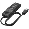 Hama USB-A-Hub 4 Ports mit Schalter