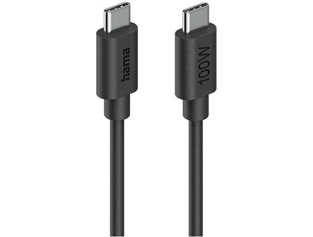 Hama USB-C > USB-C Kabel 100W (1,2m)