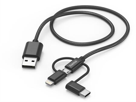 Hama 3in1 Ladekabel (1,5m)