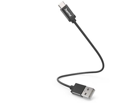 Hama Ladekabel USB-A>USB-C (0,2m)