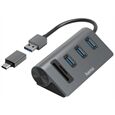 Hama USB-Hub/Kartenleser 5 Ports