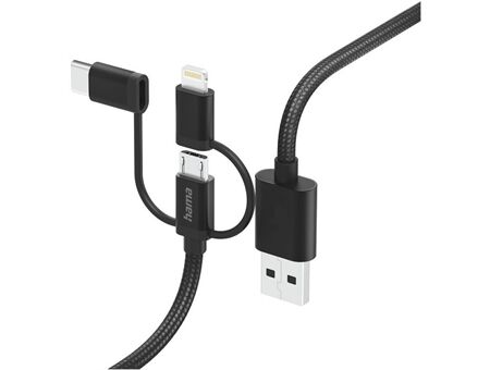 Hama 3in1 Ladekabel (1,5m)