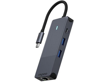 rapoo USB-C 8-in-1 Multiport Adapter