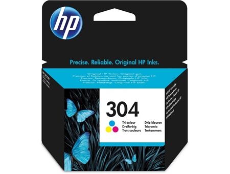 HP 304 Tri-color Ink Cartridge